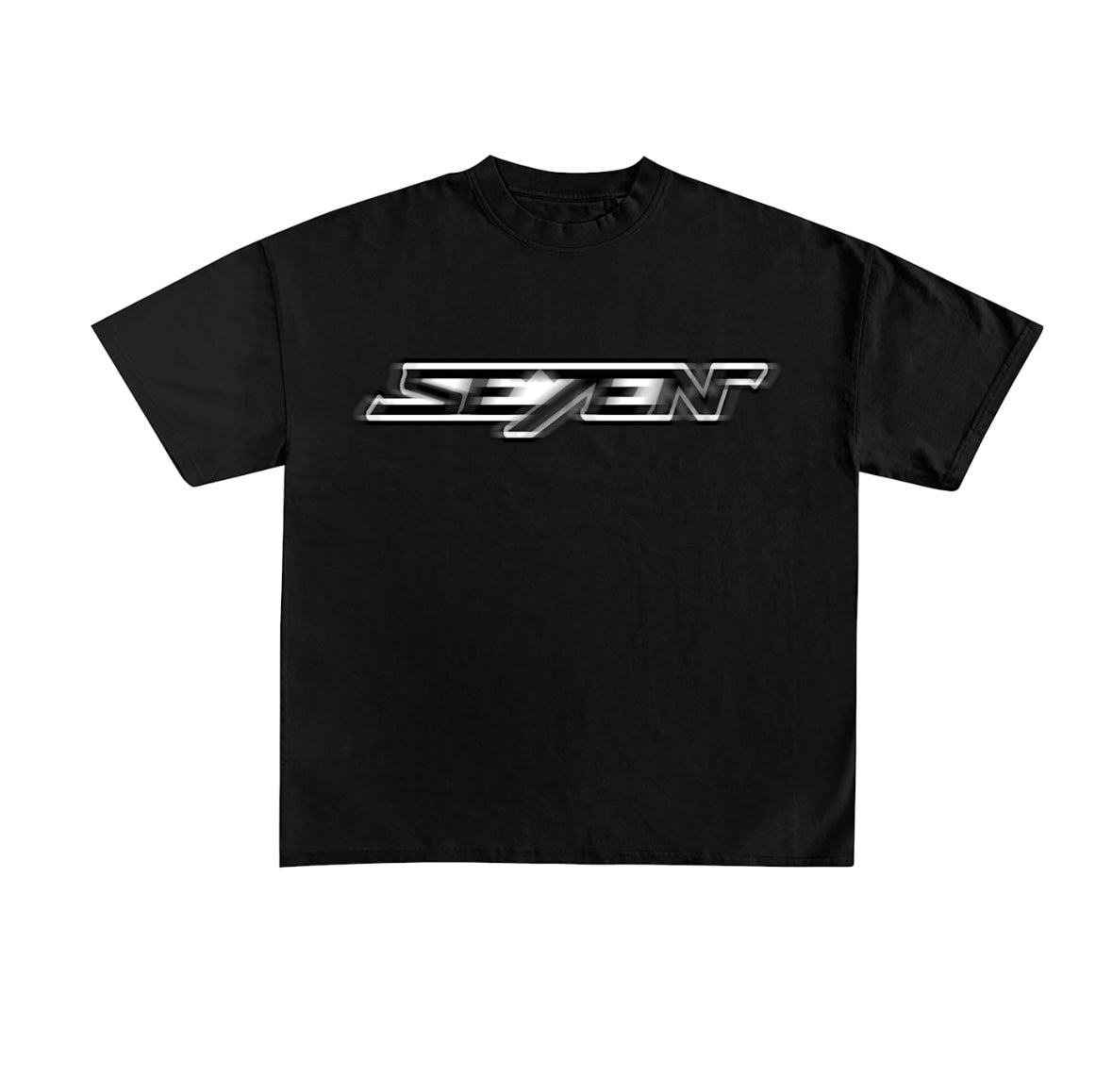 SE7VEN "BLUR" T-SHIRT (BLACK)