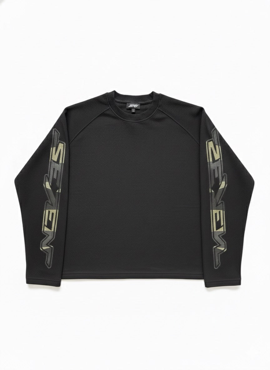 SE7EN CAMO WAFFLEKNIT