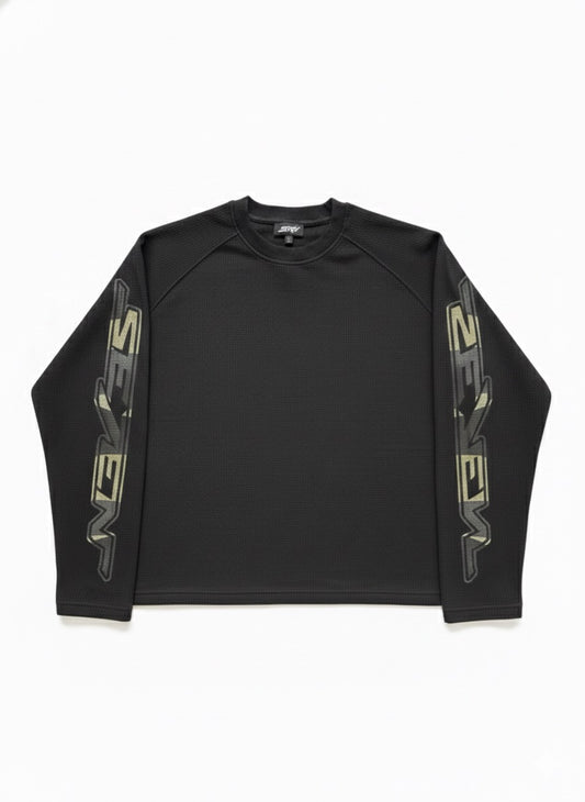 SE7EN CAMO WAFFLEKNIT